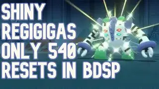 LIVE Shiny Regigigas after 540 Resets in Pokemon Brilliant Diamond & Shining Pearl