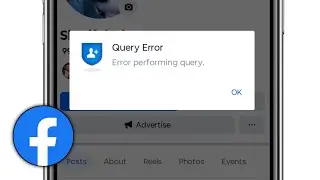 Facebook Error performing query Problem || Fix Query Error problem on Facebook