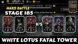 Fatal White Lotus Tower | 185 Battle | Beat By Diamond Team | Mk Mobile