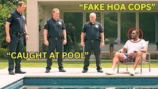 Fake HOA Cops Harass Millionaire at His Pool &mdash; But He Turns the Tables
