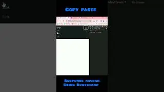 make response navigation bar using Bootstrap #css #coding #htmlcss #html #webdesign #bootstrap5