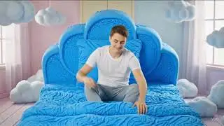 Which Ai Bed would you choose? ASMR relaxation video google veo3 Ai satisfying relaxing sleep 