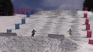 Kasey Hogg v Elizabeth Lemley Jr National Championships Dual Moguls March 11 2018
