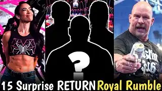 15 Surprise RETURN on WWE Royal Rumble 2026😱 Steve Austin RETURN on WWE | Lita & Trish Enters Rumble