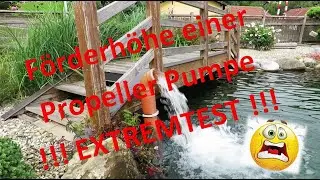 F&ouml;rderh&ouml;he einer Propellerpumpe - MP50-M3