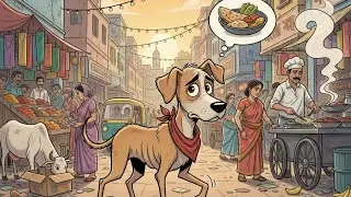 लालच बुरी बला है - लालची कुत्ते की कहानी | Kids Moral Stories #shorts #cartoonmoralstory #hindstory 