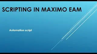 YNC interactions using Automation Scripting I Maximo