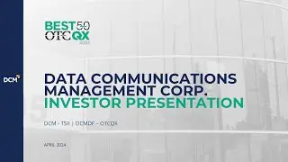 DATA Communications Management Corp.  (OTCQX: DCMDF | TSX: DCM): Virtual Investor Conferences
