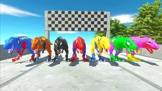 Trex Dinosaurs Race Champions Jurassic World Evolution 2 Marvel - Animal Revolt Battle Simulator