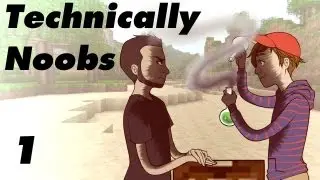 Technically Noobs Ep 1 - Minecraft - Ft. x2Robbie2x - Tekkit mod - Multiplayer Technic pack