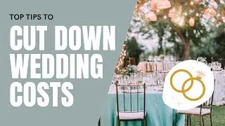 Cut Down Wedding Costs Doing This!