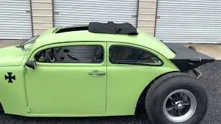 1958 VW Beetle Volksrod (Chopped, Extended, Lowered, Ragtop, Oval Window) *SOLD*