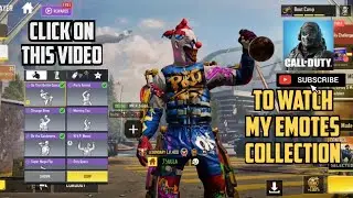 Welcome To My Channel , Today I will show you my emote collection 🤩 #codm #callofduty #mobilelegends