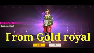 #shorts | Break dancer bundle from gold royal return | #freefireindia#thestreetbundle