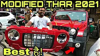 Modified mahindra thar 2021 | mahindra thar modified | hard top mahindra thar | thar headlight
