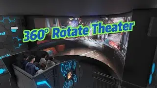 360&deg; Rotate Theater Amusement Park Ride 3D Movie Experience