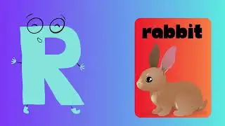 A for apple | Kids nursery rhymes with phonics | A to Z simple words for kids