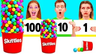 100 Слоев Еды Челлендж | Смешные Челленджи