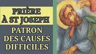 ✨️ PRI&Egrave;RE &agrave; SAINT JOSEPH, PATRON des CAUSES DIFFICILES ✨️