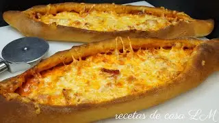 TE ENCANTARÁ CUANDO LA PRUEBES COMO A MÍ  PIZZA BARCO / PIDE RECIPE / PIZZA TURCA / TURKISH PIDE