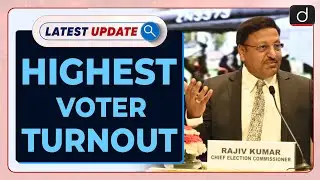 Highest Voter Turnout | World Record | Elections 2024 | Latest Update | Drishti IAS English