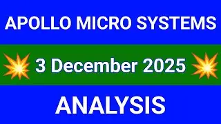APOLLO MICRO SYSTEMS Share Technical Analysis | APOLLO MICRO SYSTEMS Share Price | 3 December 2025
