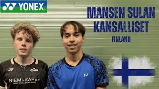Badminton Match MD A | PUHAKKA-PITK&Auml;NEN vs NOSA-ROSENLUND | Mansen Sulan Kansalliset Tournament
