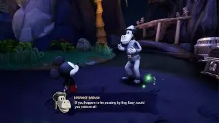 Disney Epic Mickey: Rebrushed- HOW TO:  RESTORE BOG EASY PLANTS- QUEST SOLUTION