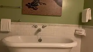 Bathtub Filling ASMR // Large Turtle Tub Filling on Very Low Pressure 8 Hour Loop