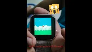 how to install game on fit bit watch #fitbit #game