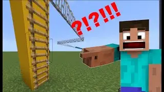 Built an obstacle course in Minecraft / Збудував лінію перешкод у Майнкрафті, проходжу паркур