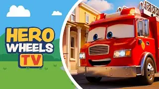 Welcome to HeroWheelsTV, Meet Flash the Red Fire Truck and all his friends in Hero Town