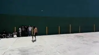 Golden boy vs bonice exhibición revés derecha pelota lona