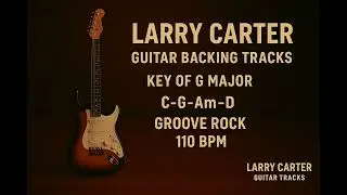 Groove Rock Backing Track G Major 110 Bpm