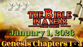 🙏 Genesis 1-3 Bible Study January 1 2026 | The Creation of the Heavens & Earth | Daily Bible Reading