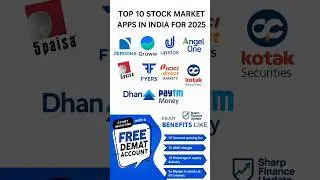 Top 10 Stock Market Apps In India for 2025 #shorts #viral #trading #stockmarket