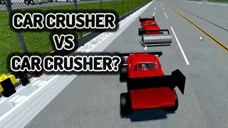 Roblox Talladega CAR CRUSHER vs CAR CRUSHER?? #roblox #nascar