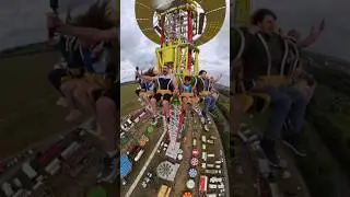 THE UKS TALLEST FAIRGROUND RIDE!! It's only for the brave! 😲 #shorts