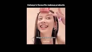 Katseye&rsquo;s favourite makeup products!! (Inspired by @mintchocopop ) #katseye #makemefamous #shorts