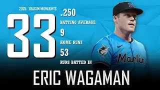 Eric Wagaman || 2025 Miami Marlins Highlights