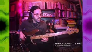 F# Minor Groove #1 (120BPM) | Bass Improvisations