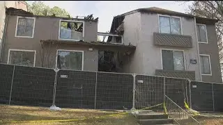 Police officer grateful for support after losing everything in apartment fire