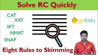 Eight Skimming Techniques to Solve Reading Comprehension Quickly - Verbal Ability for CAT