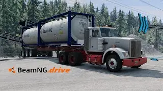 Fiz DUAS viagens com dois caminhoes diferentes  (uma de e outra de volta) BeamNG.Drive