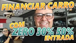 Financiar carro de 80k com zero ou com trinta e cinquenta por cento de entrada em 2024