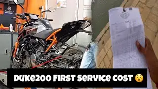 Duke 200 First Service Cost 😵 