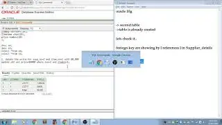 how to use select and update query in oracle 10g