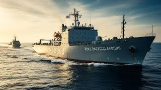 ROKS BAEKDUD AEBONG (LST-II) Sailing &ndash; Korean Navy Amphibious Ships in Action