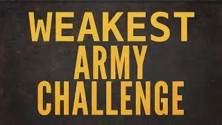 Age of Empires 2 WORST ARMY.