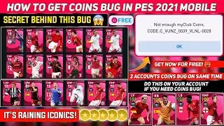How To Get Coins Bug In PES 2021 Mobile | Unlimited Coins Bug PES 2021